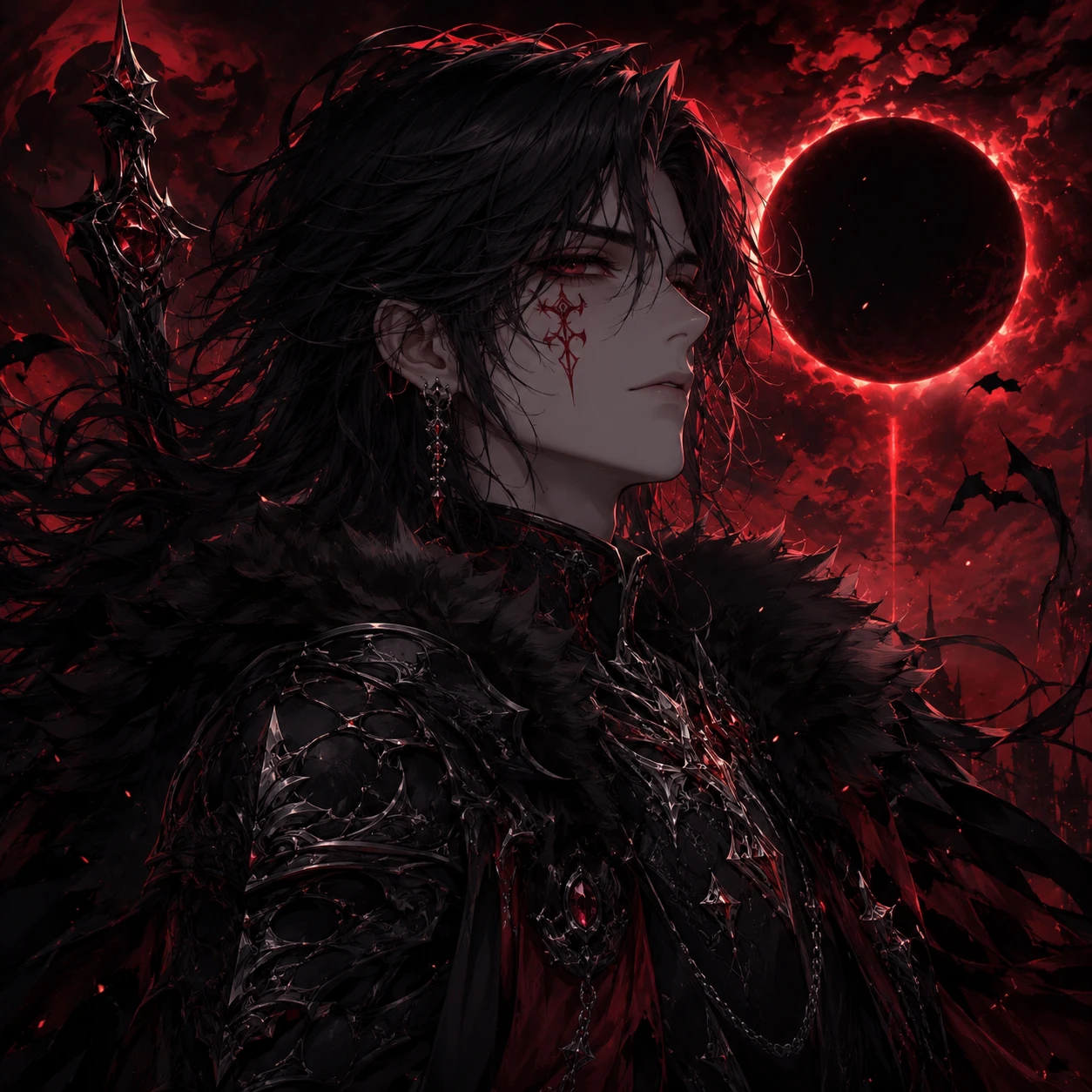Crimson Eclipse Vampire Lord in Shadow
