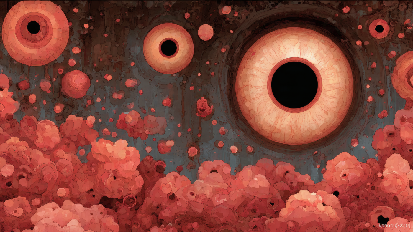 Surreal Eye Cloudscape Abstract Art