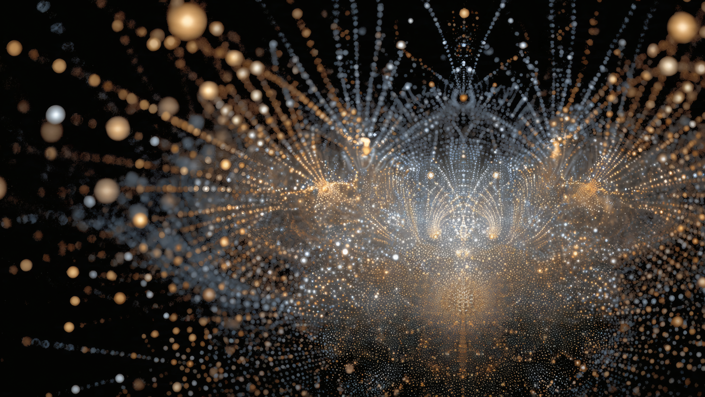 Abstract Light Sparkle Pattern