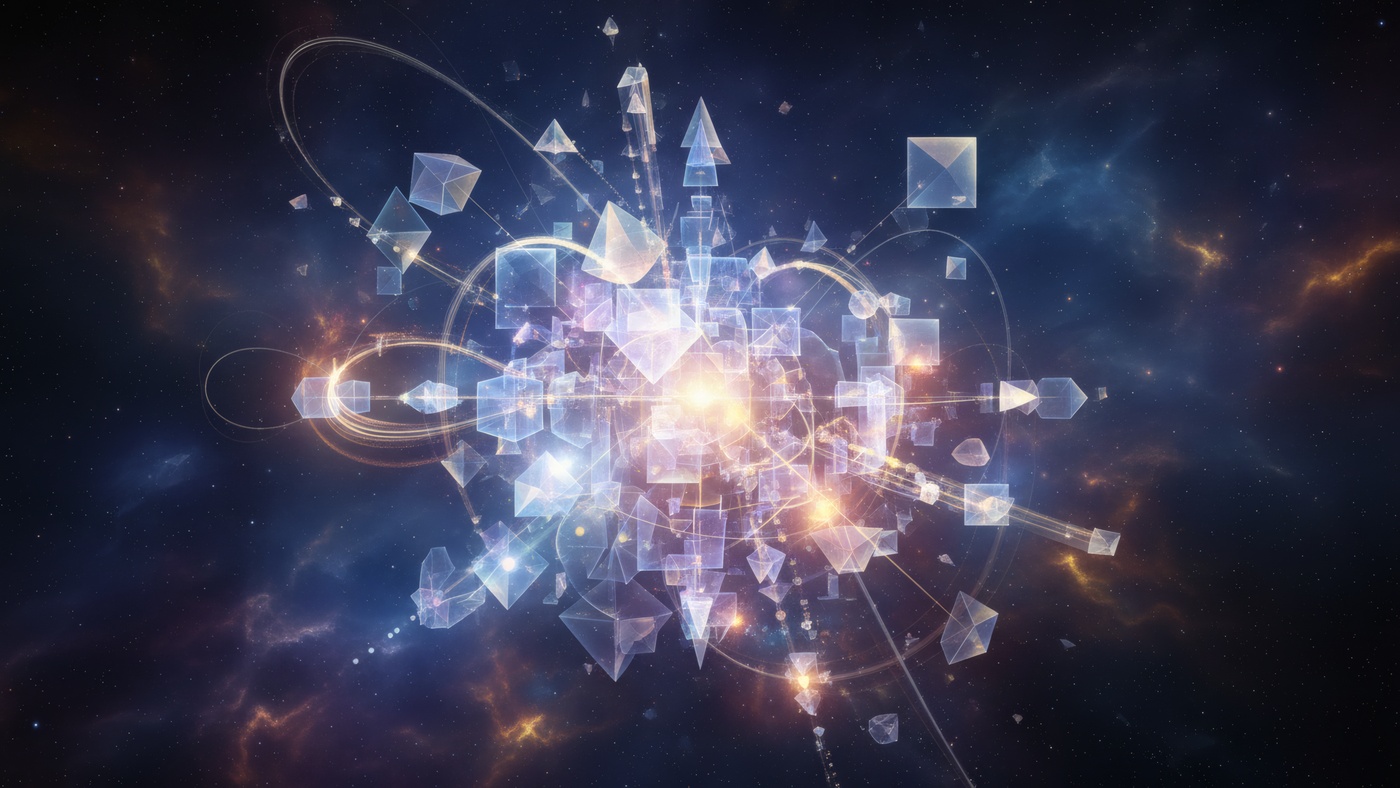 Abstract Geometric Structure on Cosmic Background