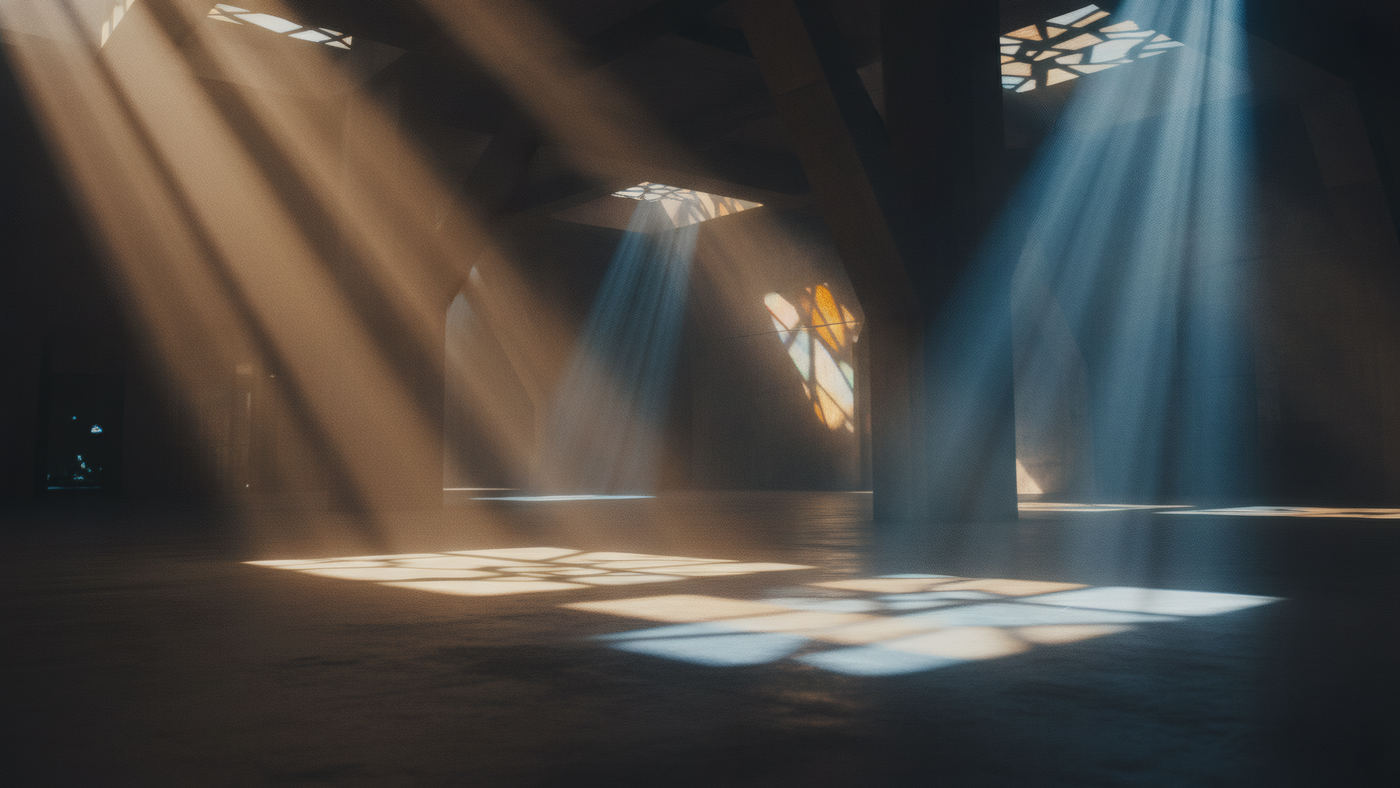 Rays of Light in a Dark Room