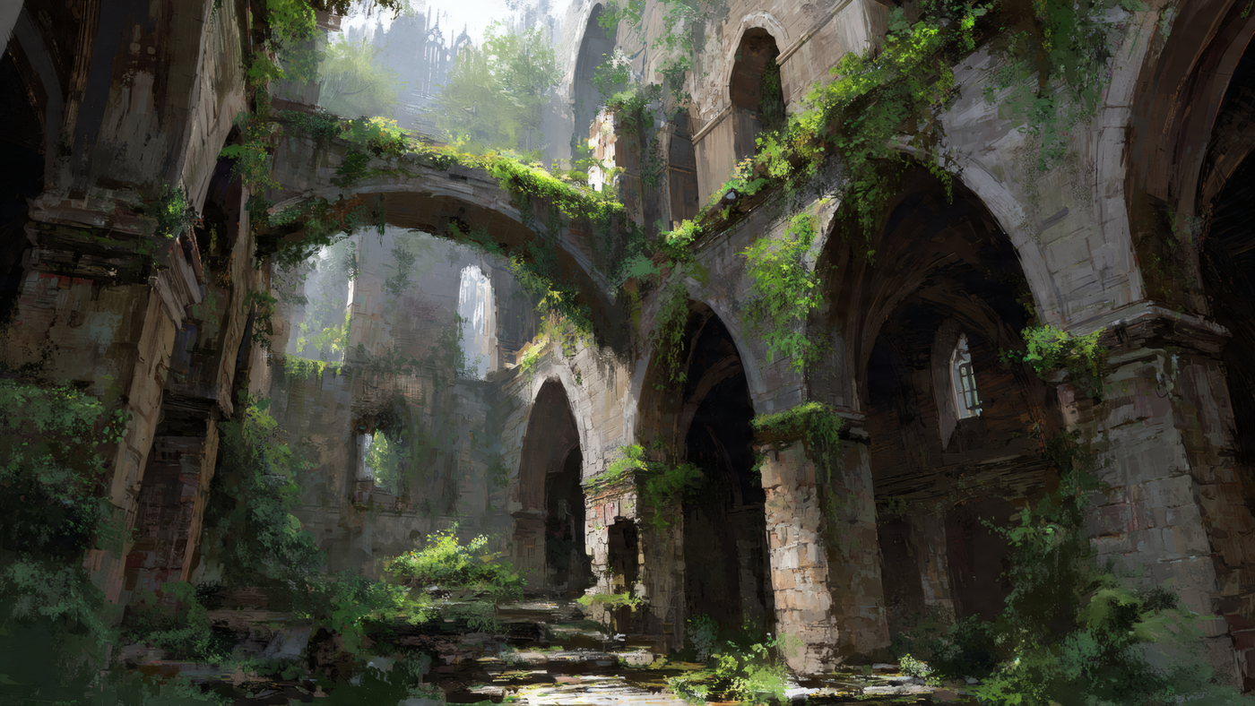 Overgrown Stone Ruins