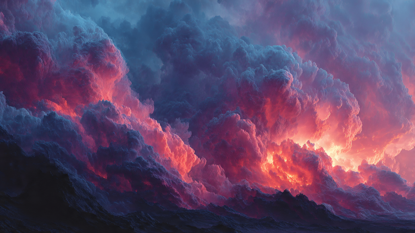 Spectacular Clouds at Sunset or Sunrise