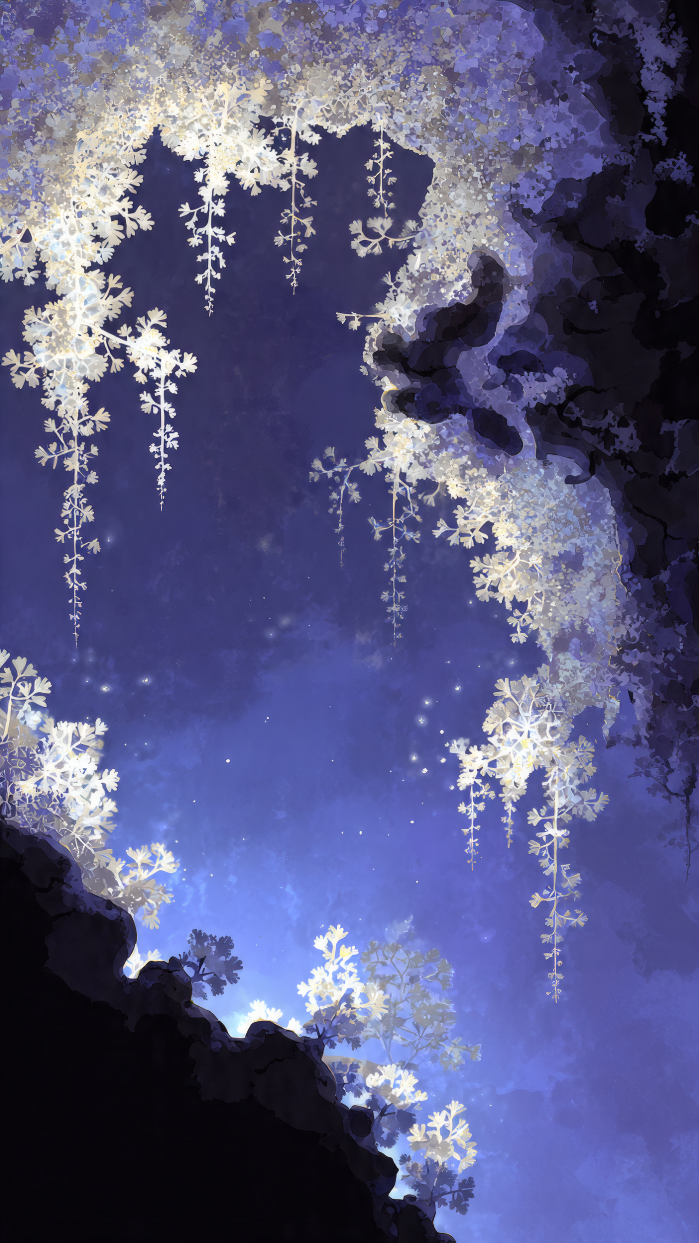 Magical Trees and Dark Sky Art