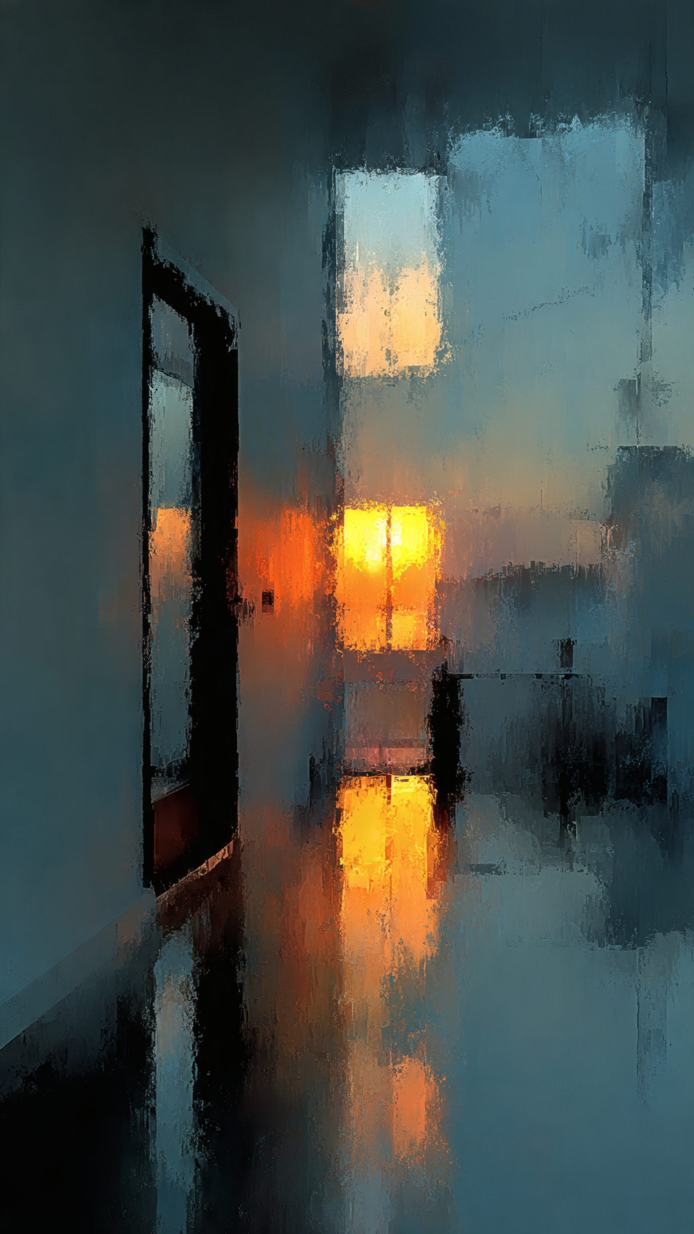 Abstract Interior Painting with Light