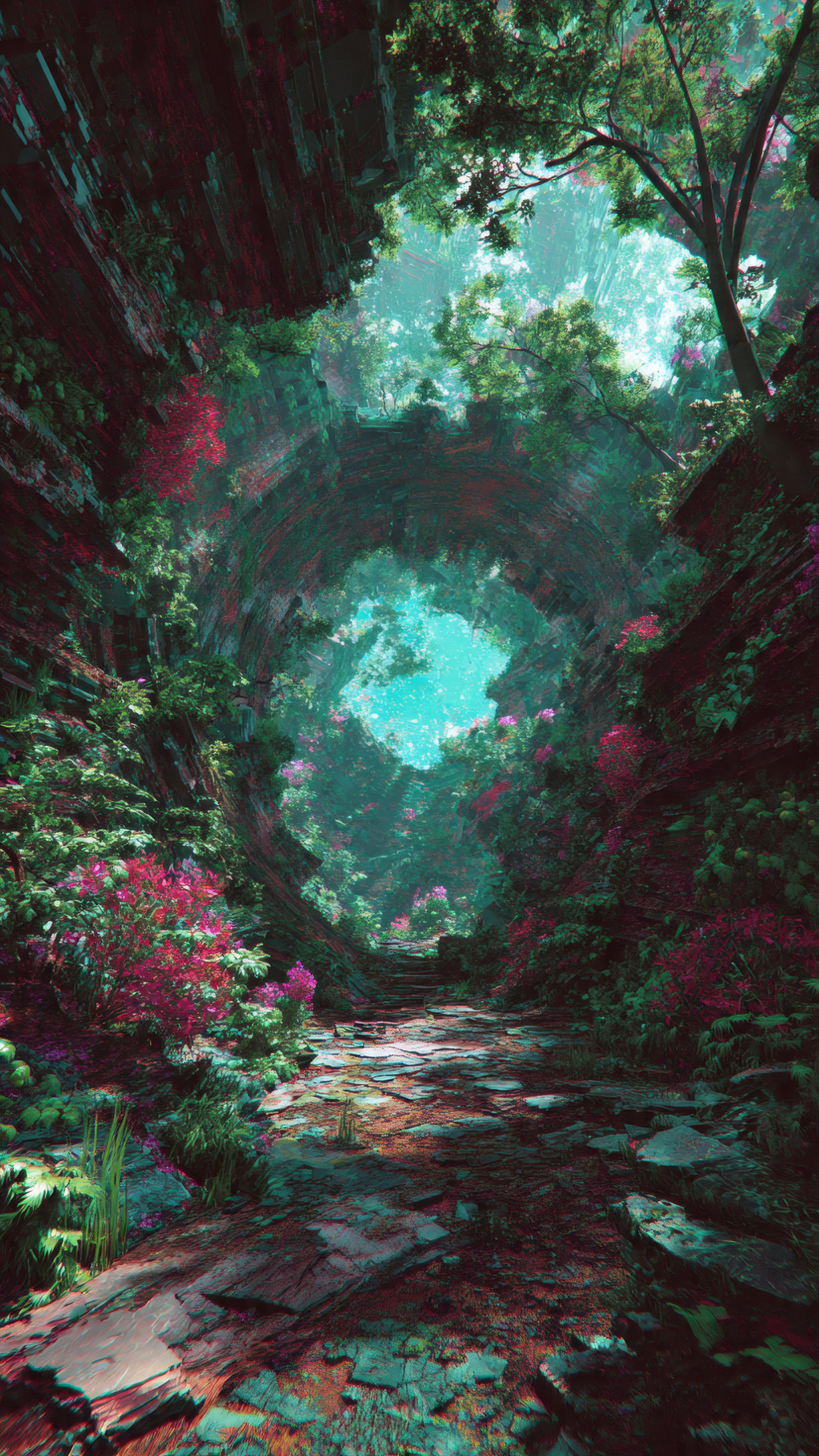 Enchanted Forest Tunnel Path
