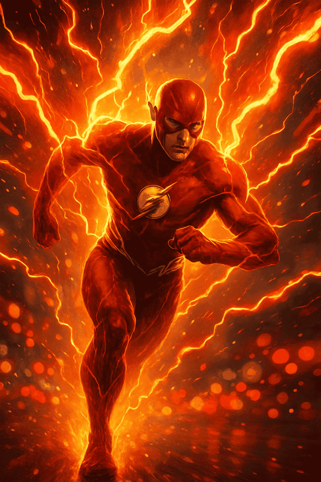 The Flash in Motion Wallpaper