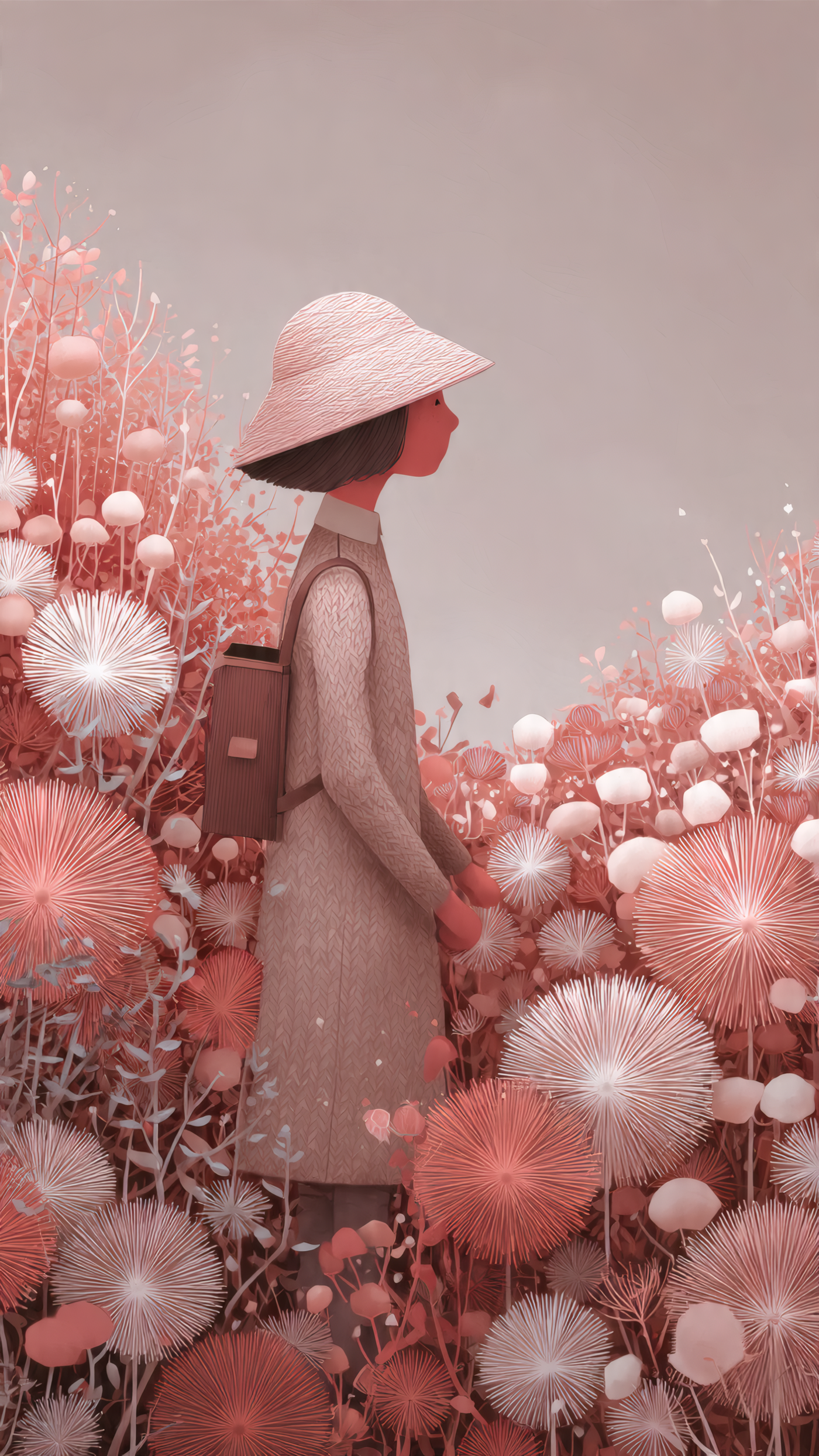 Heart Touching Aesthetic Illustration Soft Tones