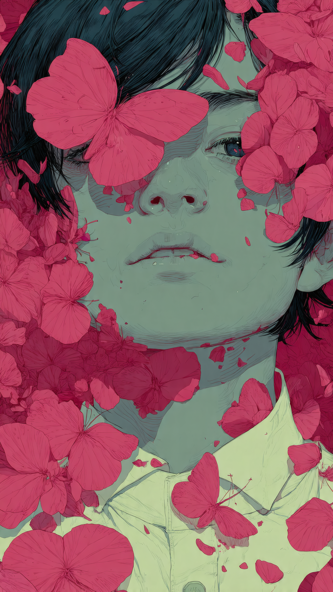 Heart Touching Aesthetic Illustration Soft Tones Chaos 40 6