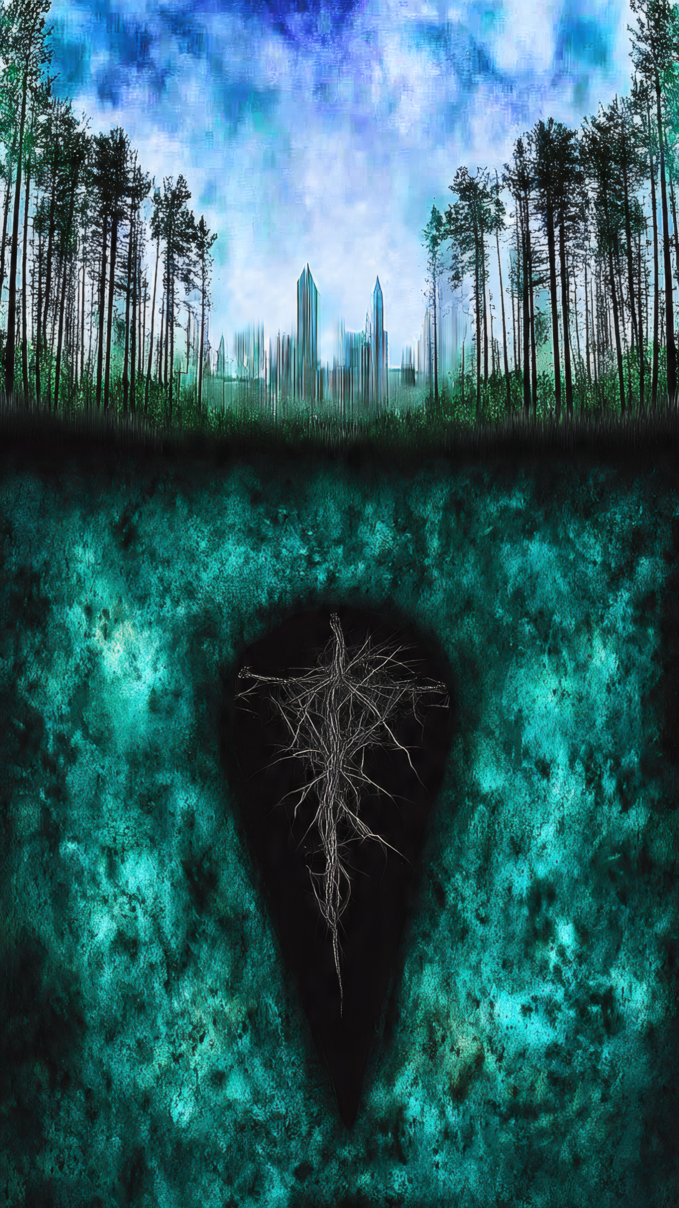 Forest City Root System Conceptual Art