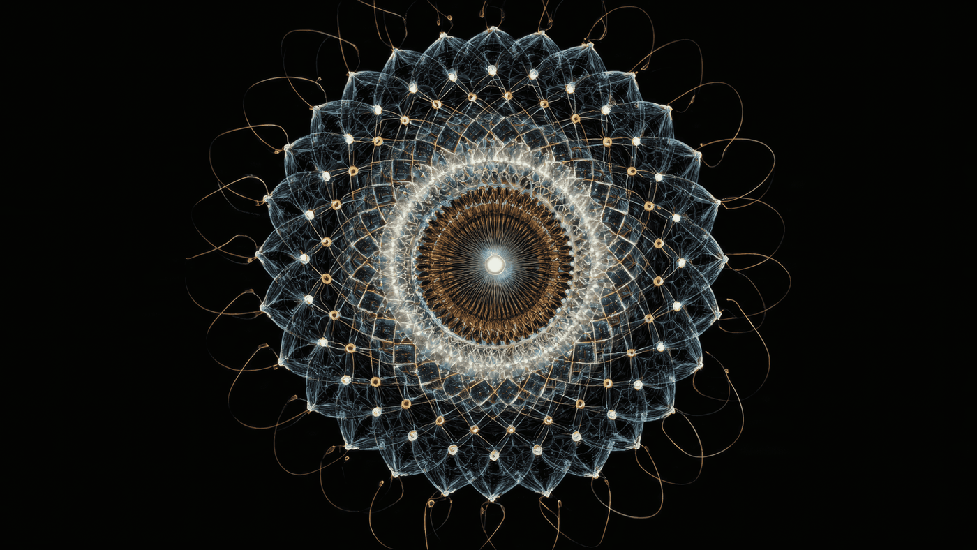 Sacred Geometry with Cosmic Lighting Chaos 10 3