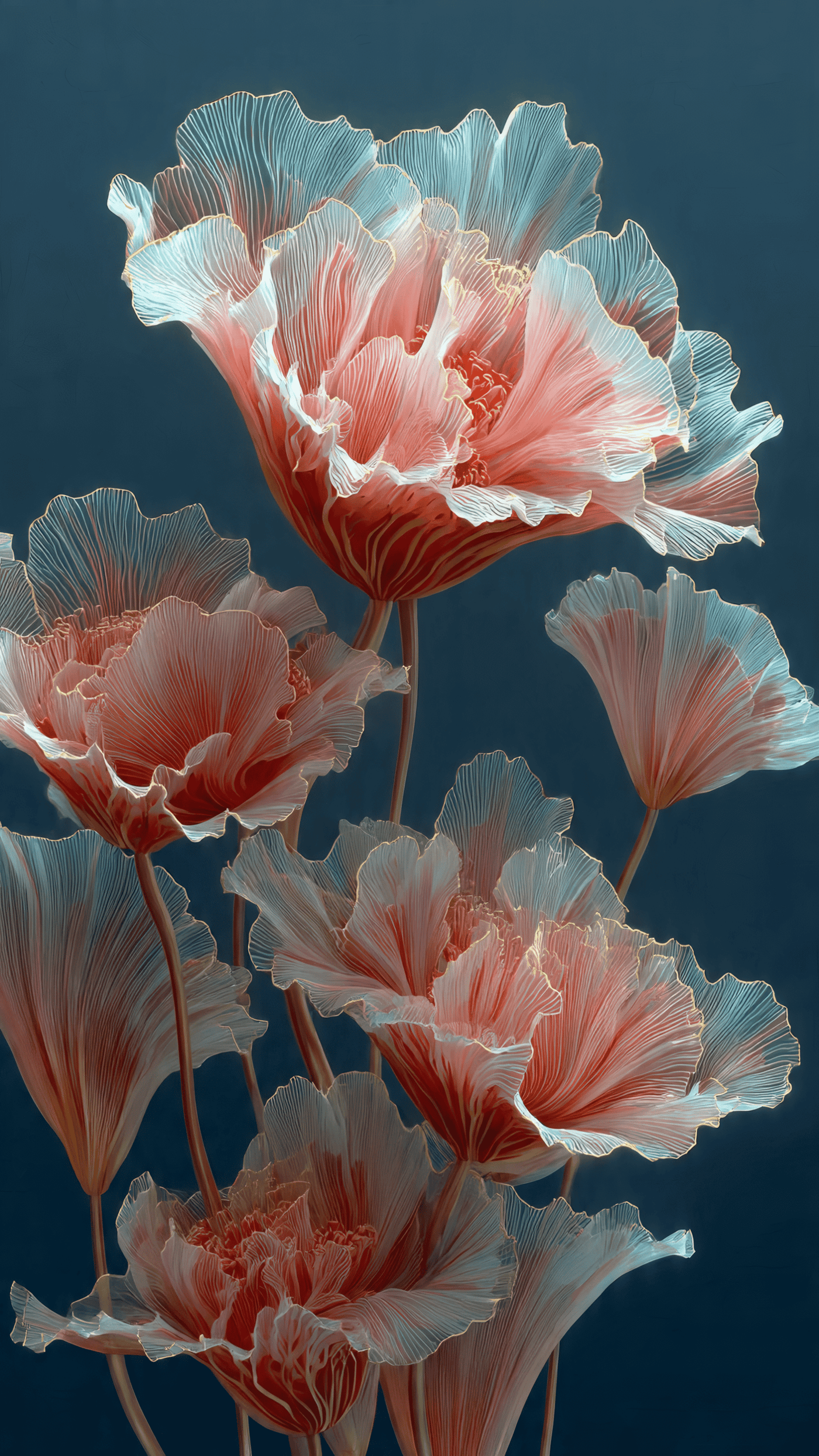 Elegant Abstract Floral Art Design