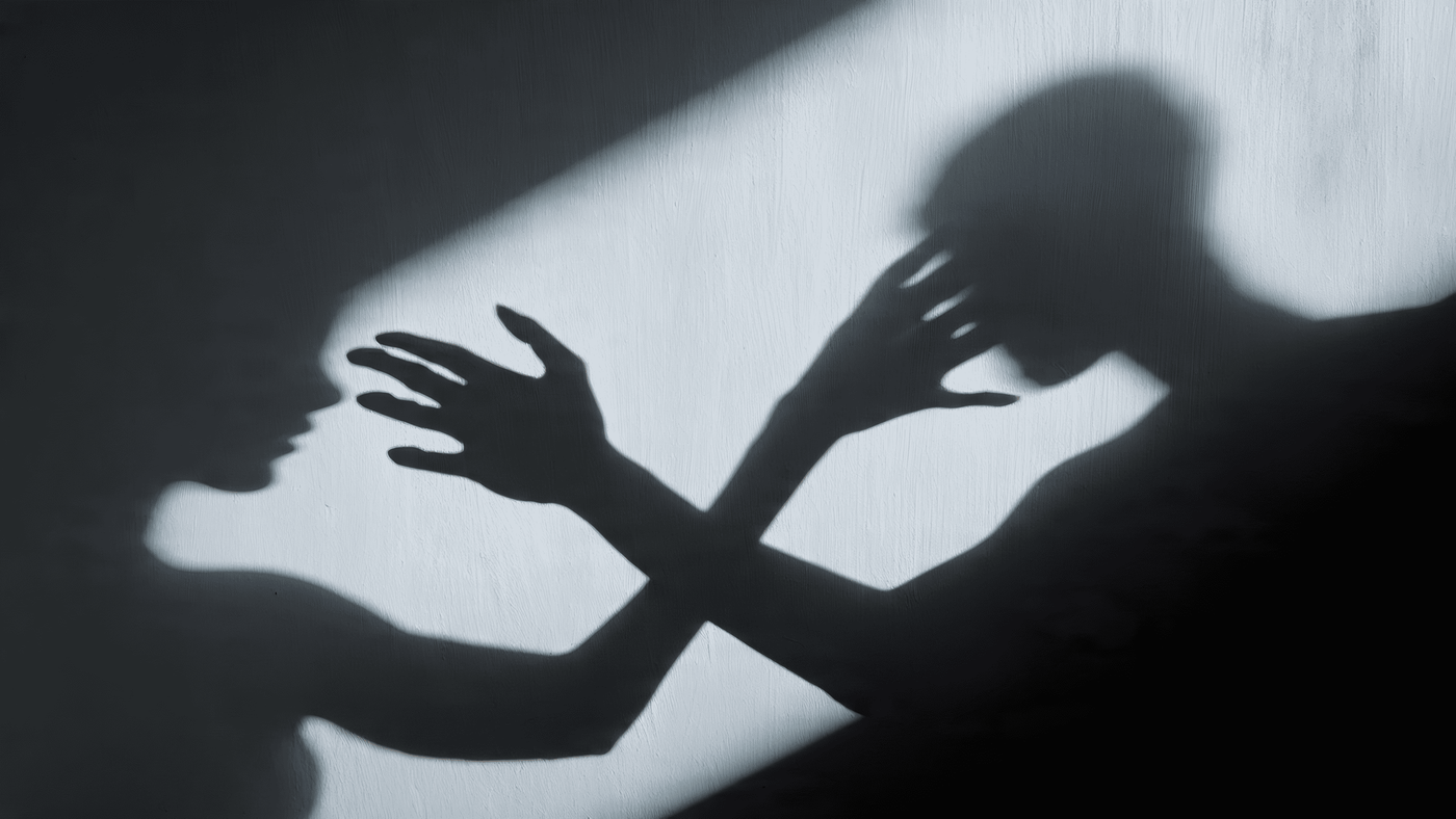 Two Shadows Touching Without Bodies Emotional Abstract 4