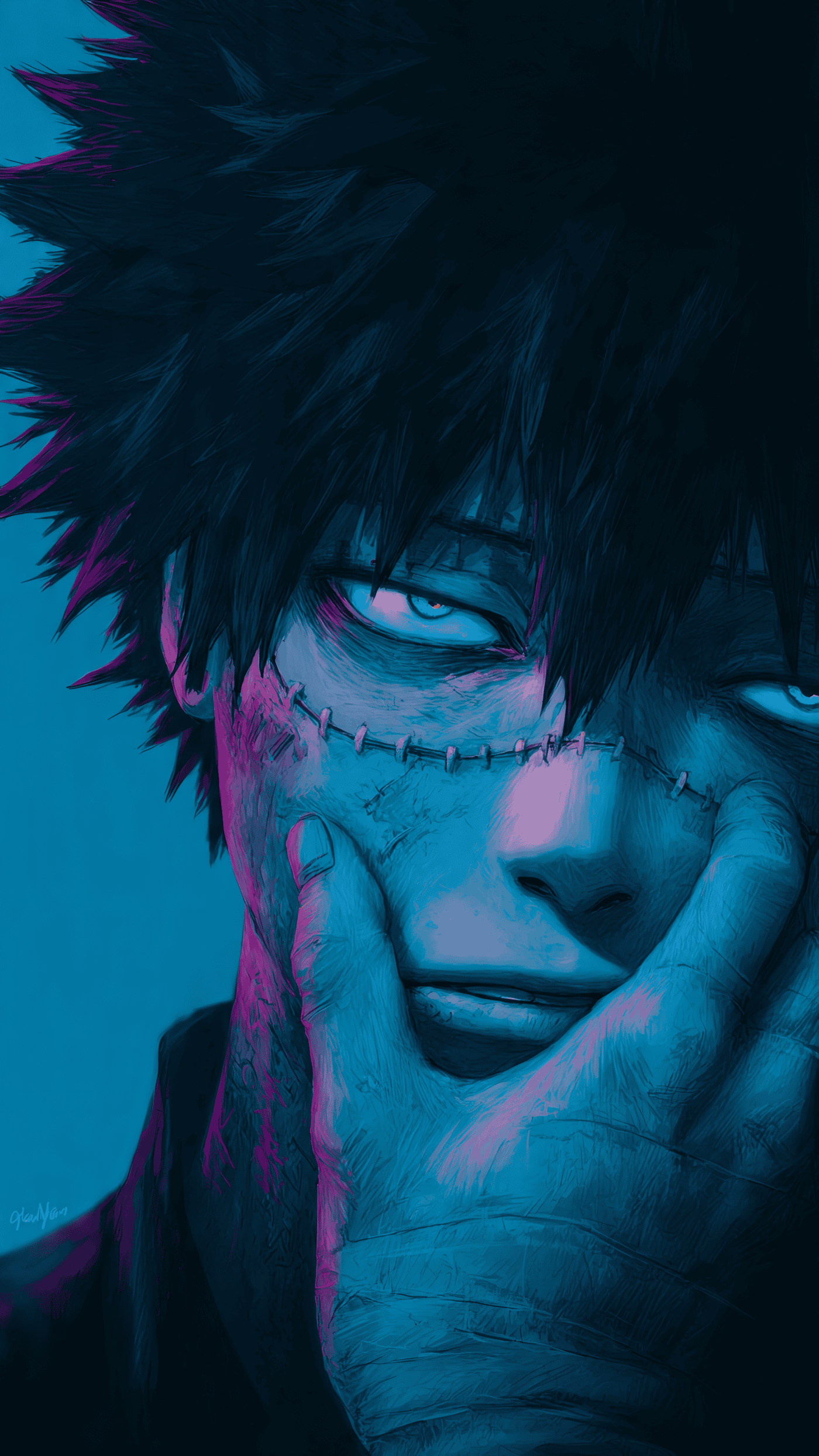 Dabi Fanart from My Hero Academia