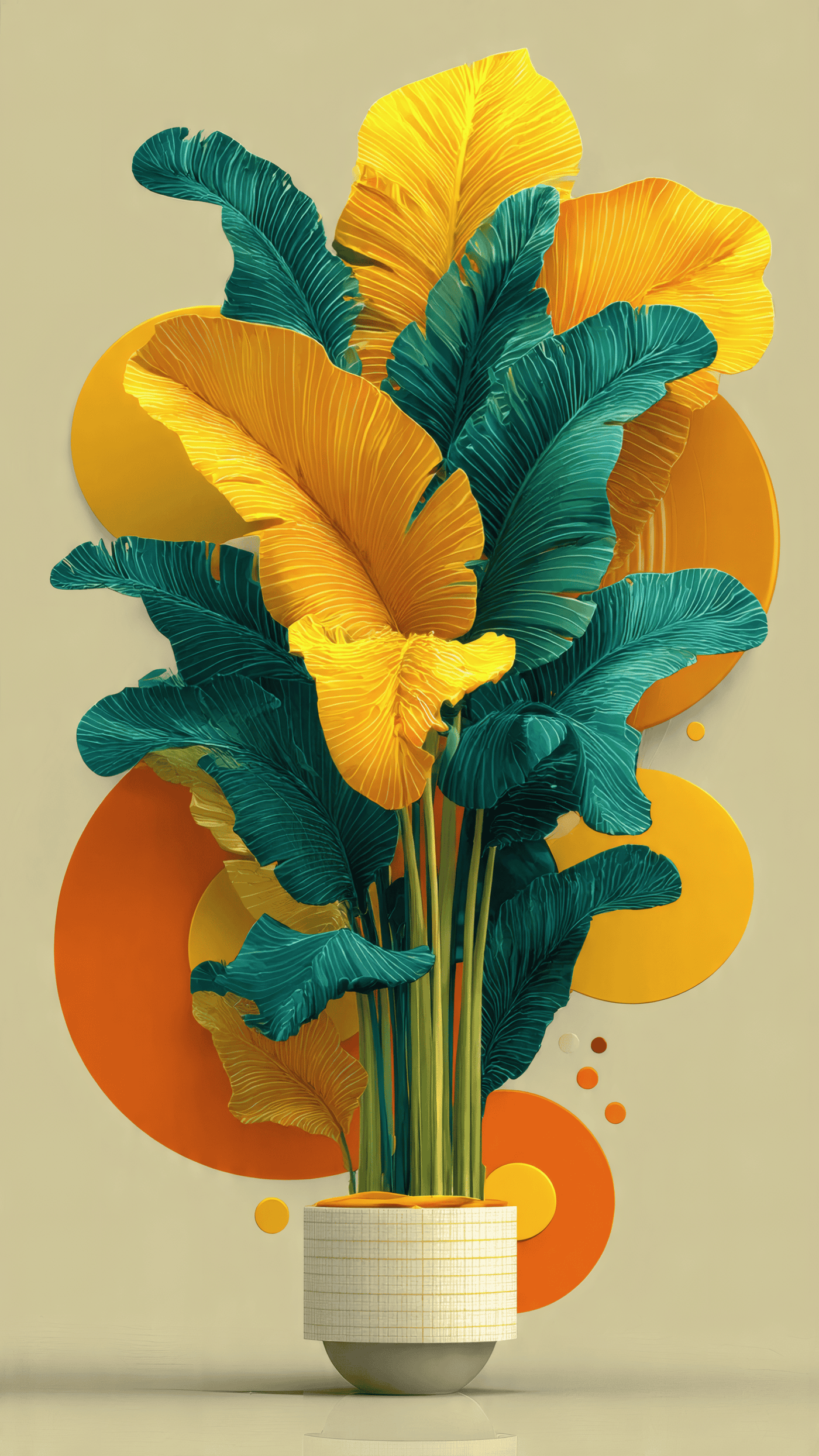 A Minimalist Illustration of a Single Large 2