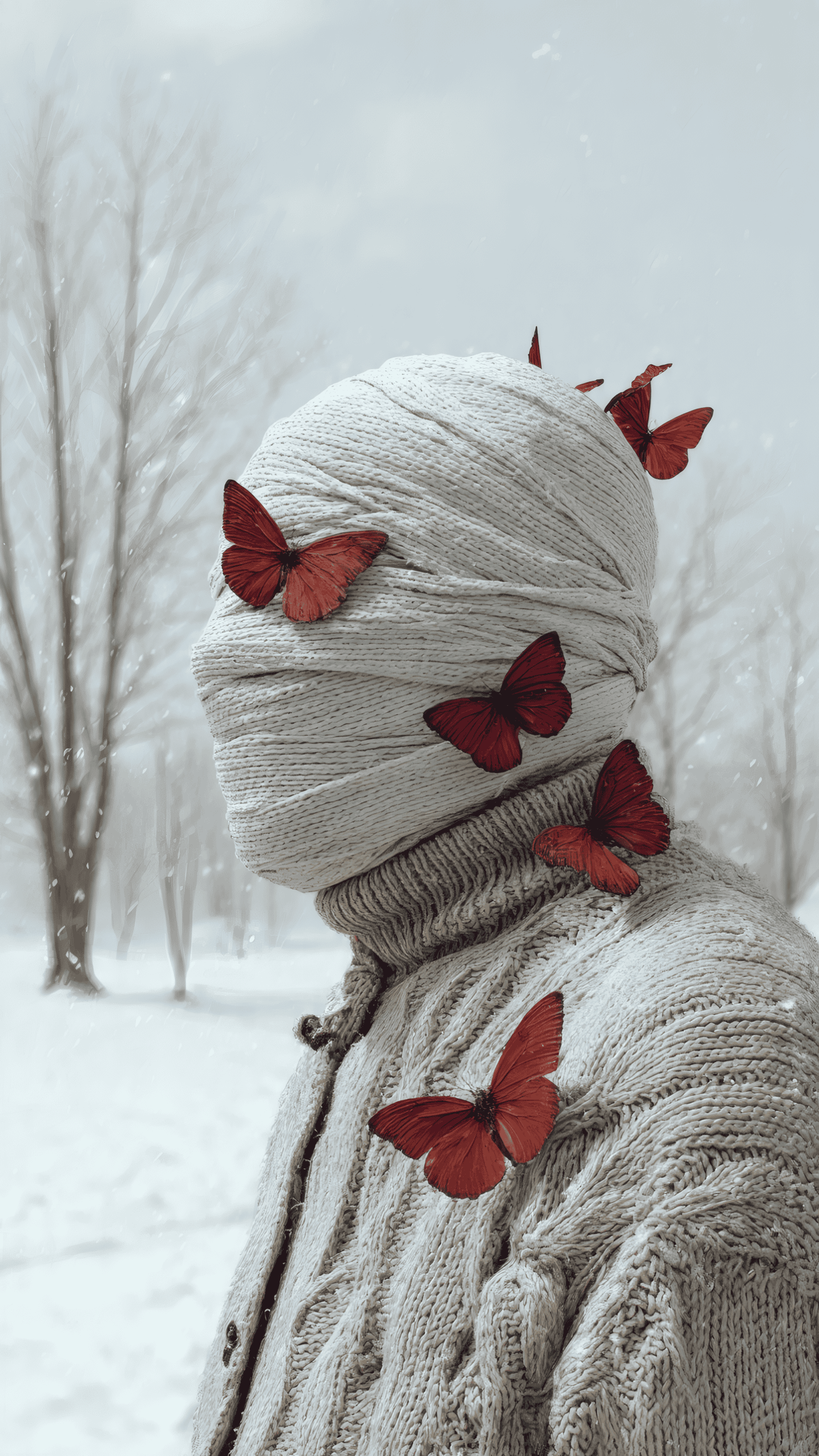 A Surreal Photograph of an Elderly Person