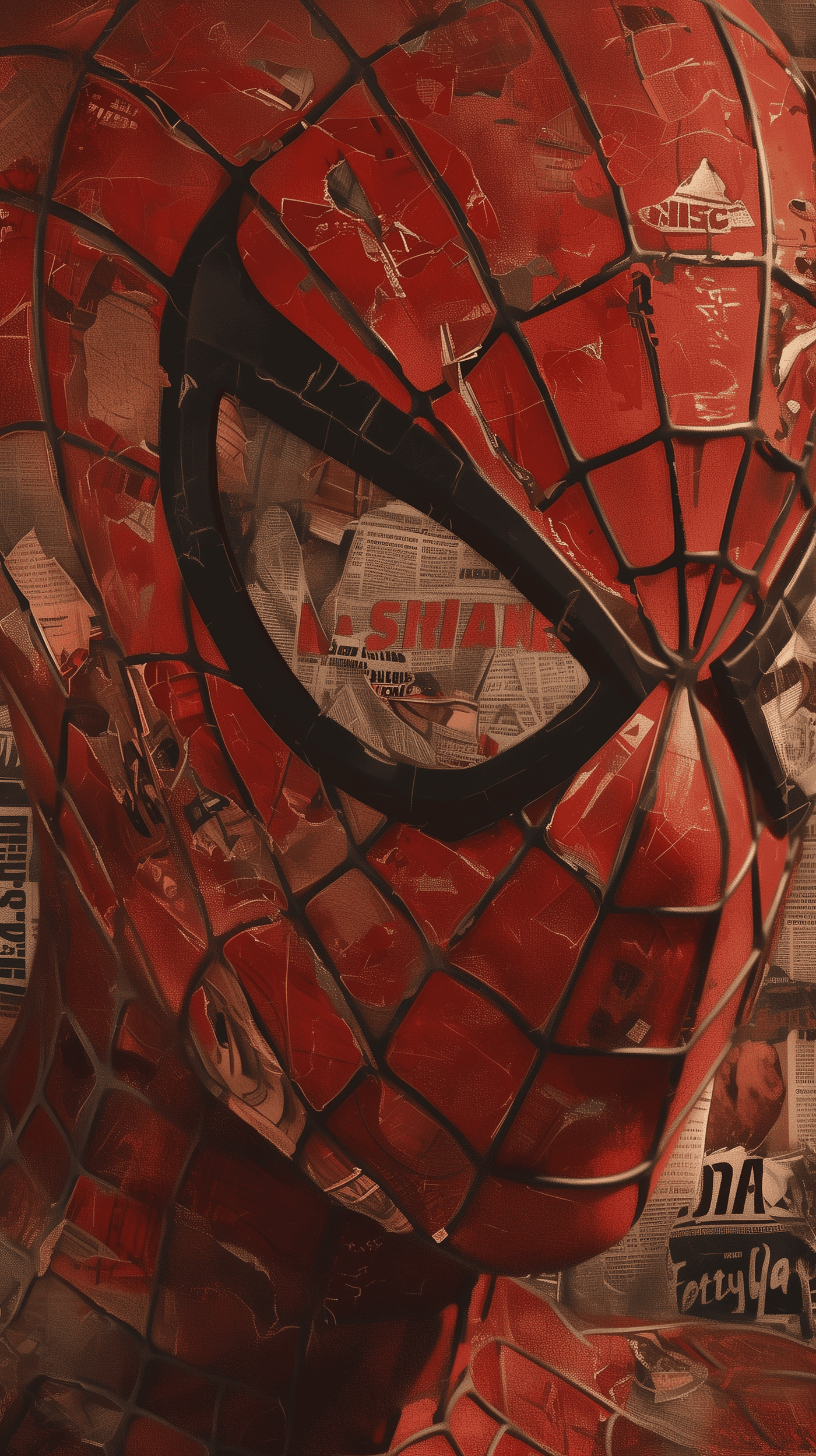Spiderman Artwork Close-up
