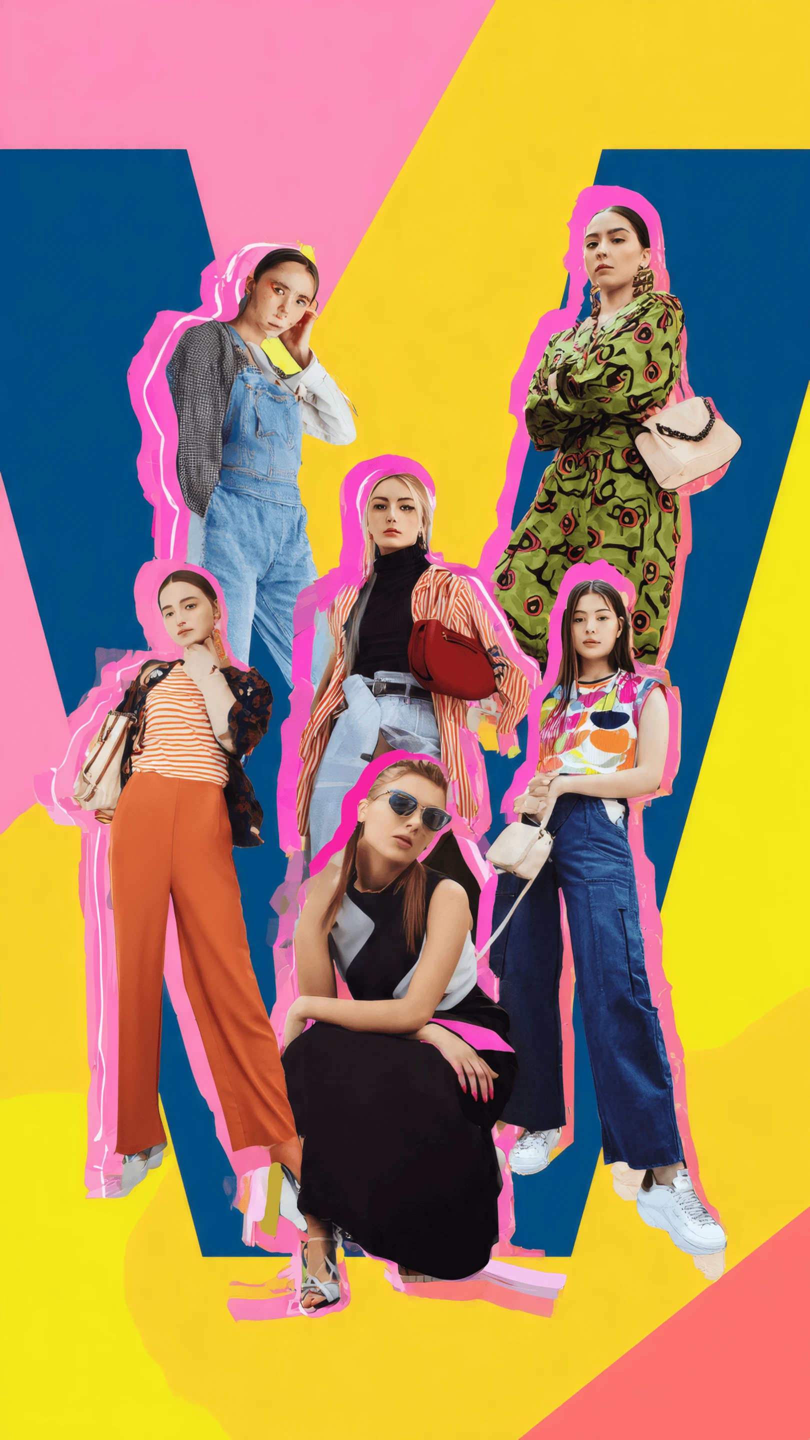 Collage of Women in Retro Fashion Styles