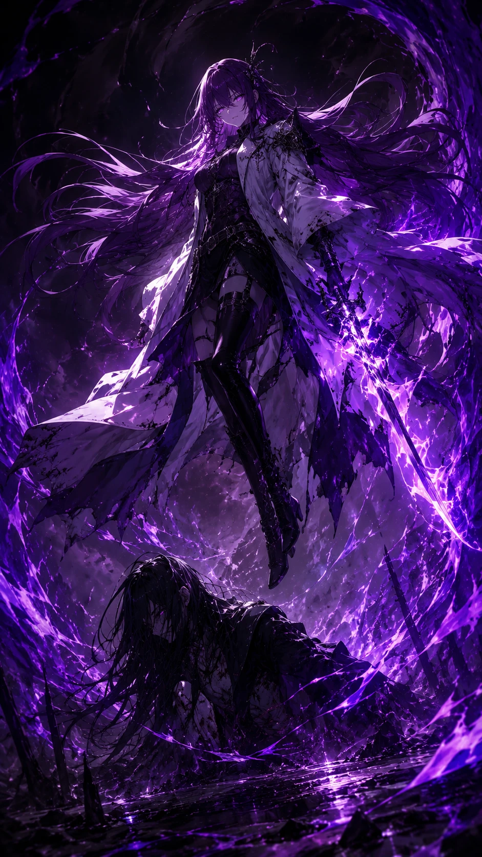 Empress of Amethyst Anime Sorceress Ascendant wallpaper 941x1672
