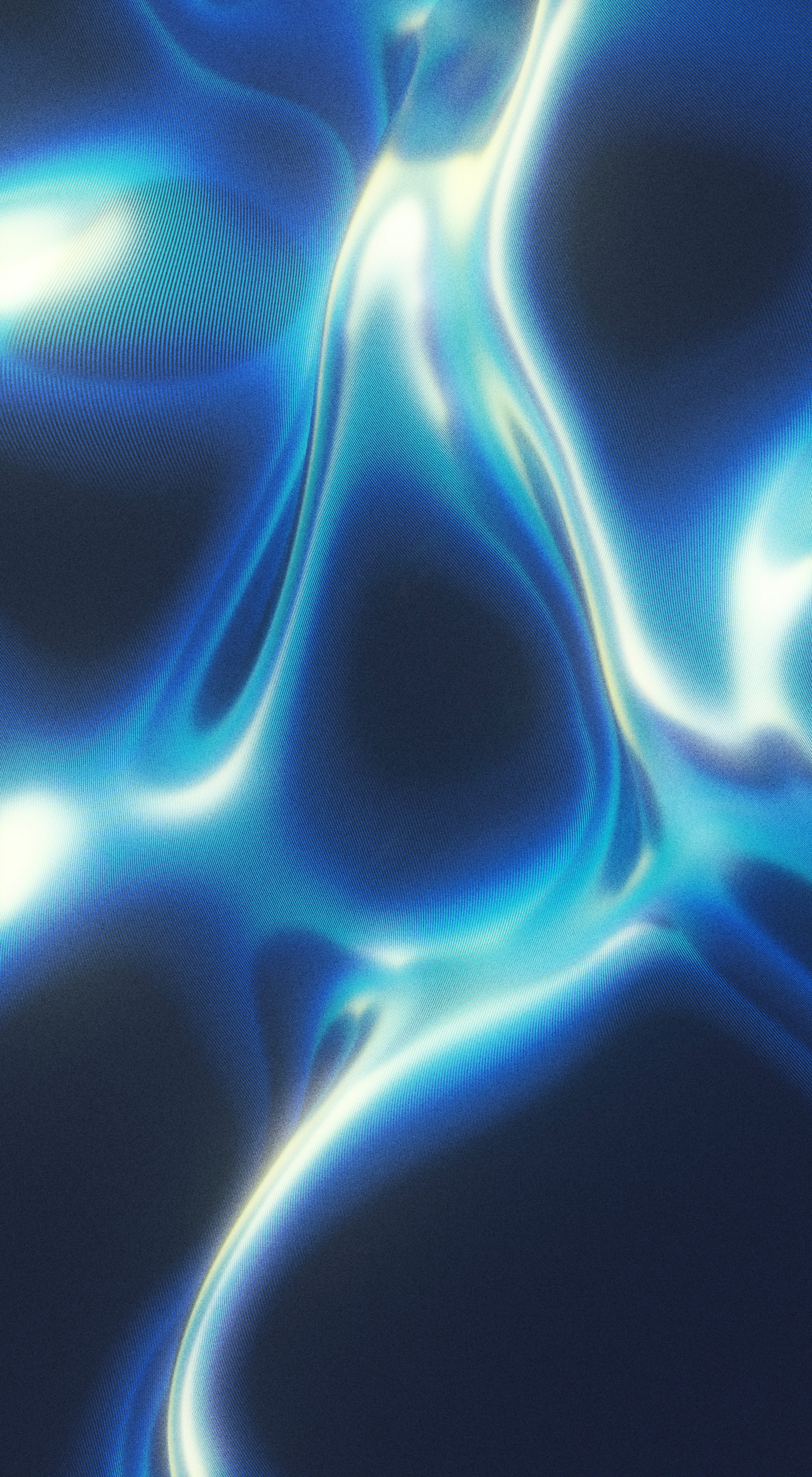 Ethereal Blue Light Waves - Abstract Fluid Motion