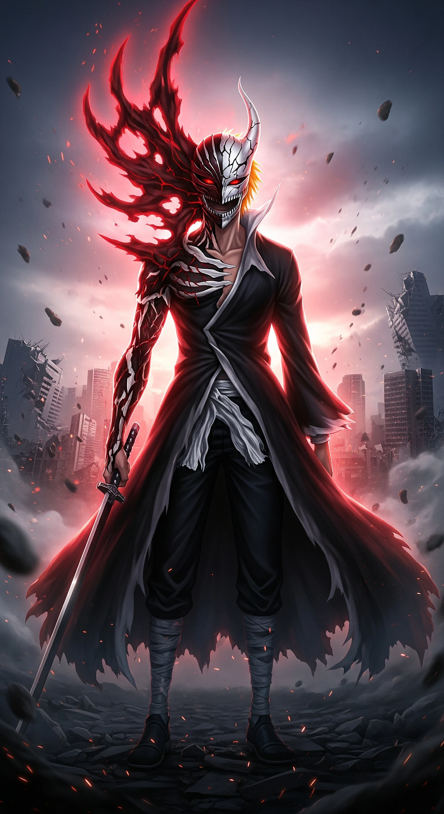 Ichigo's Visceral Fury Crimson Apocalypse