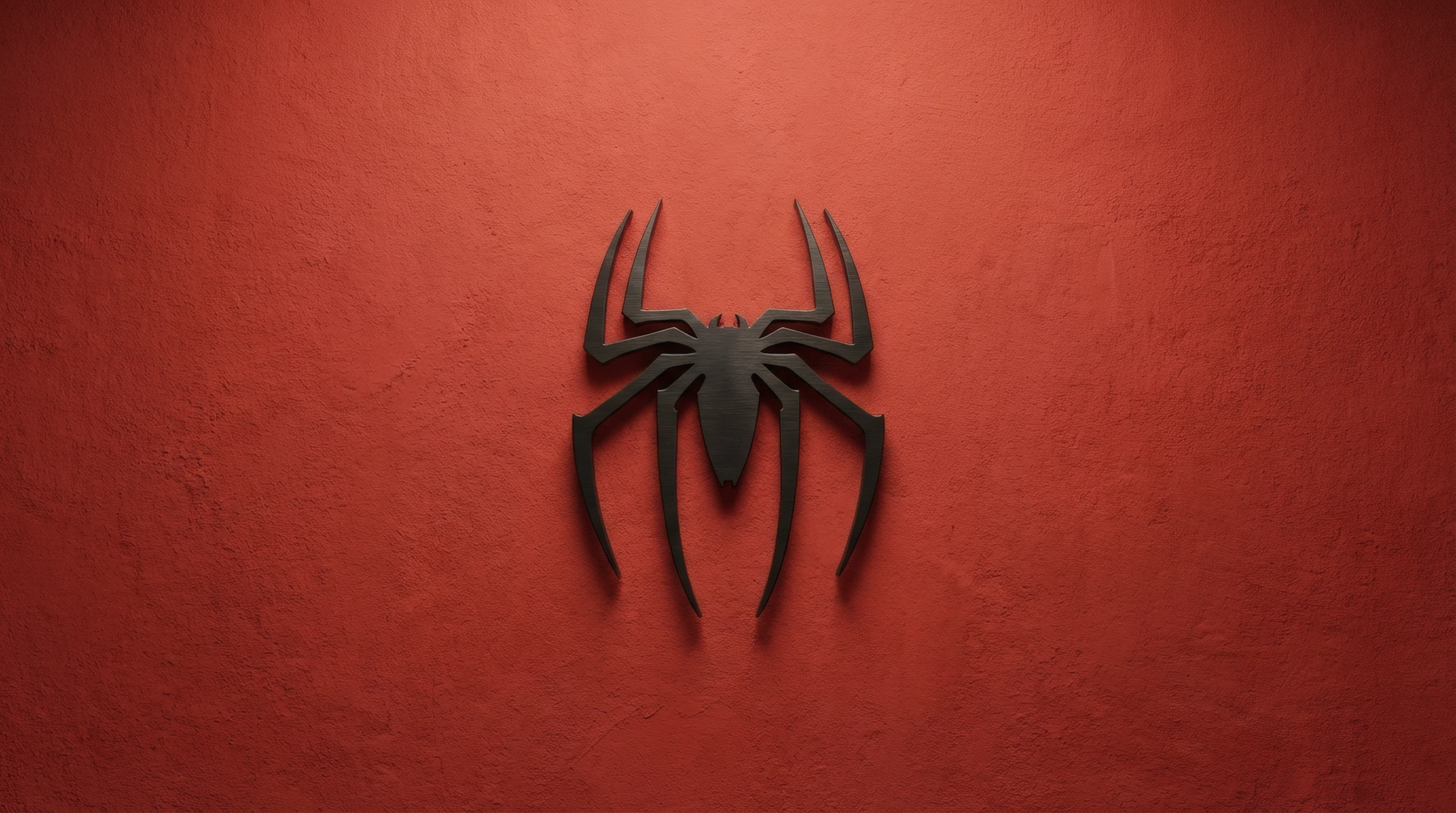 Textured Terracotta with Spider-man Emblem